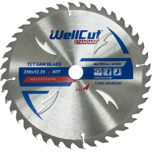 Пильный диск WellCut Standart 230х22.23 40Т